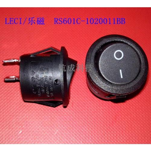 Original new 100% rocker switch RS601C-1010011BB hull switch KCD3 round 2pin contact alloy