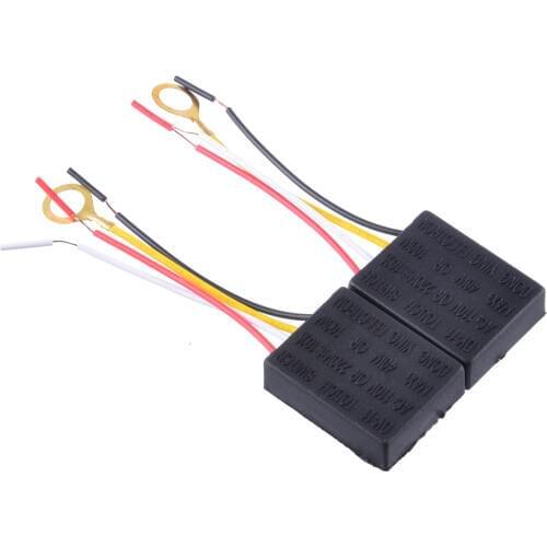 2pcs 3 Way Desk Light Parts Touch Control Sensor Lamp Switch Dimmer AC 100-240V 50Hz For Bulbs sensors