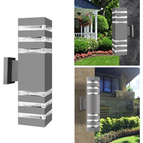 LED Outdoor Wall Lamps Waterproof Aluminum Wall Lights Porch Garden Corridor Wall Sconce Indoor Wall Light E27