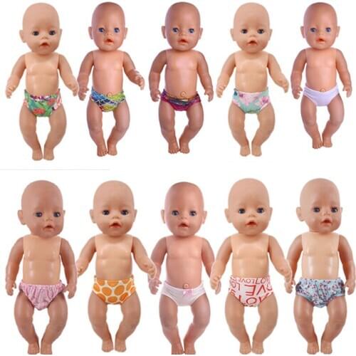 Doll Underwear 10 Styles Different Colors For 18 Inch Girl&43 cm Doll Baby Our Generation