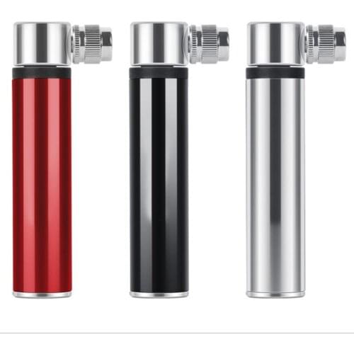 1 Pcs Mini Bicycle Pump Aluminum Alloy Cycling Hand Air Pump Ball Tire Inflator MTB Mountain Road Bike Pump 120PSI For AV/FV