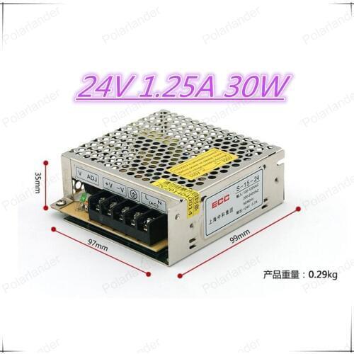 High quality Dual Output Switching power supply for LED Strip light 30W 24V 1.25A free shipping