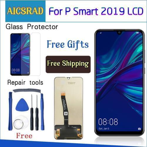 AICSRAD for Huawei P Smart 2019 LCD Display Screen Touch Digitizer Assembly P Smart 2019 LCD Display 10 Touch Repair Parts