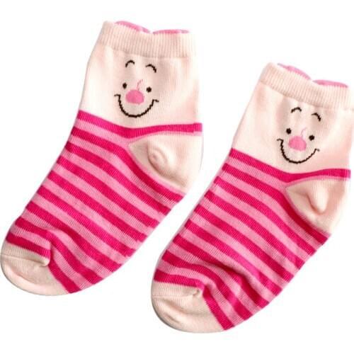 2-12Year High Quality Jacquard Mickey Minnie Cartoon Bear Warm Cotton Kids Girl Baby Socks Child Boy Children Socks