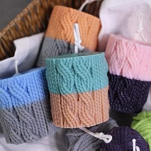 3D Silicone Aroma Candle Mold Candle Gypsum Clay Making DIY Cake Chocolate Decorating Baking Mould Tool