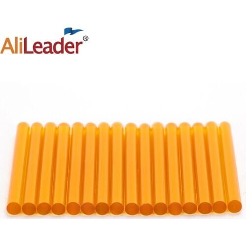 Alileader 10 Pcs/pack High Viscosity Hot Melt Glue Stick Gold Black Brown Hot Glue Sticks For Hair Extensions Plastic Toys