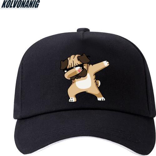 2019 Summer New Sun Hat Dabbing Cat&Dog Graphic Animal Printed Man&Women Baseball Caps Unisex Cotton Adjustable Snapback Caps