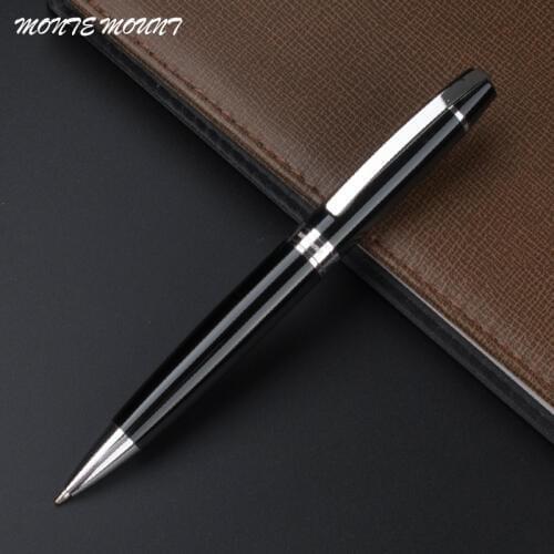 MONTE MOUNT special offer big pen \ Classic black and Silver Ballpoint Pen