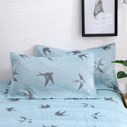 Home Bedroom Pillow Towel Thick Skin-friendly Breathable Cotton Pillow Towel Comfortable Sleeping Bed Decoration Bedding