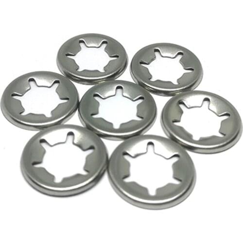 M3-m26 Push On Locking Washer Fastener Clips , 304 stainless Steel Push Nut Bearing Washers ,D015