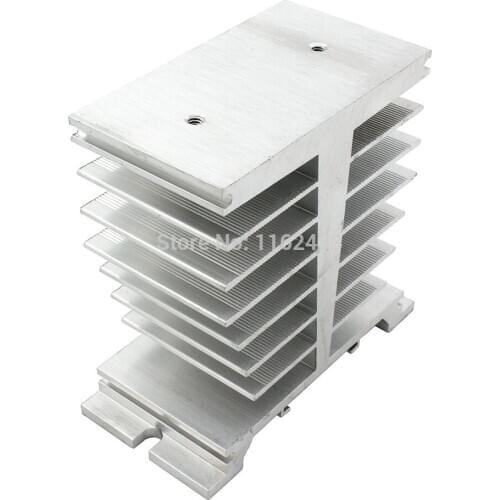 FHSI02-50 white 50*100*95 mm 60A single phase solid state relay SSR heat sink radiator FHS-S60