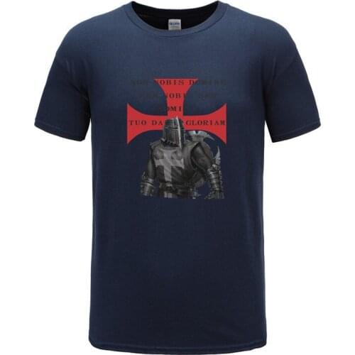New Styie Cotton Arrival Knights Templar Printed T Shirt Men Women Fashion Casual Tshirts Hip Hop Streetwear Oversized T Shirt