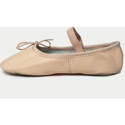 Leather Split Sole Ballet Shoes/Slippers for Girls/Toddler/Little Kid/Big Kid,Pink