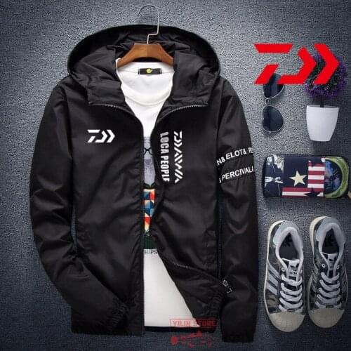Daiwa Fishing Jacket Men Breathable Fishing Clothes LongSleeve Quick Dry Outdoor Fishing Clothing Sports Hiking Camping Clothing