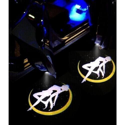 1pcs LED Car Door Light Laser Ghost Projector For Mini Cooper R52 R53 R55 R56 R58 R59 R60 R61 Paceman Countryman Clubman coupe