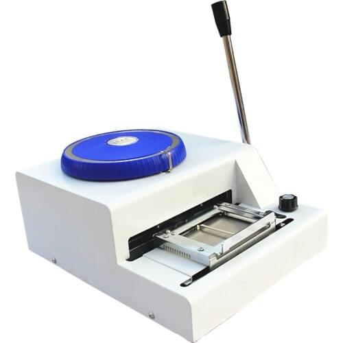 VIP card punch code machine Convex Code Printer Pressure coding Machine PVC Manual Embossing Machine