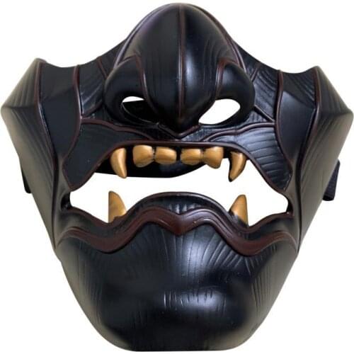Ghost of Tsushima Samurai Mask Cosplay Props Unisex Masquerade Halloween Accessories Grimace Hannya Jin Prajna Masks
