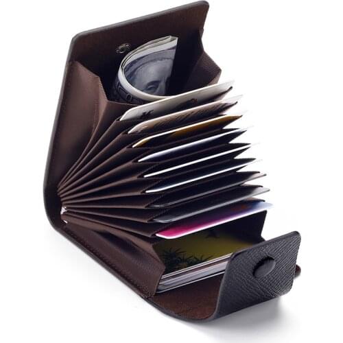 Multi-Function Pocket Storage Bag Organizer Mini Card Wallet Holder For Mens Womens PU Leather Coin Purse Bag