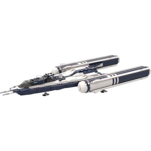 MOC-55736 Y wing Warship Military Fighter Aircraft Model Building Block High-tech Module Airplane Boy Kid Toy Gift