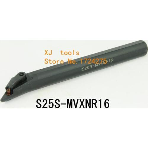 S25S-MVXNR16/S25S-MVXNL16 25mm Lathe Cutting Tools CNC Turning Tool Machine Tools Internal Metal Lathe Tool Boring Bar MVXNR/L
