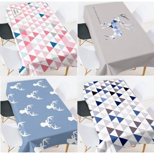 Geometric striped lattice party table cloth dinning table cover table cover cloth rose gold table cloth picnic blanket table