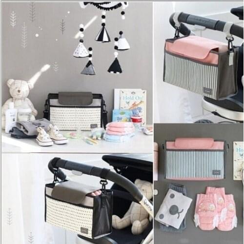Stroller Baby Trolley Buggy Bottle Holder Storage Bag Organizer Mummy Bag