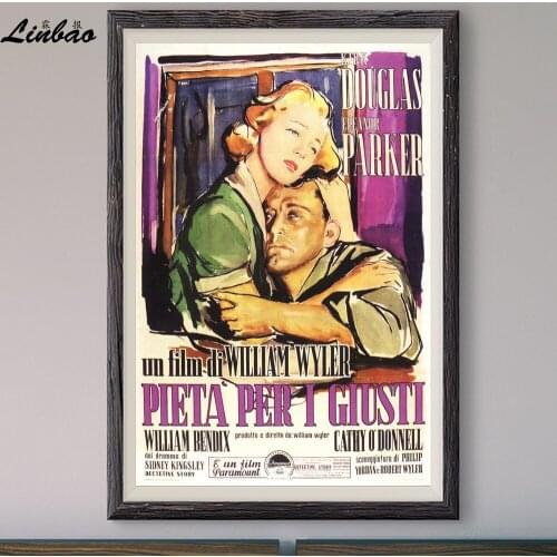 V064 1951 Detective Story Vintage Classic Movie Custom Silk Poster Home Deco Wall Art Christmas Gift