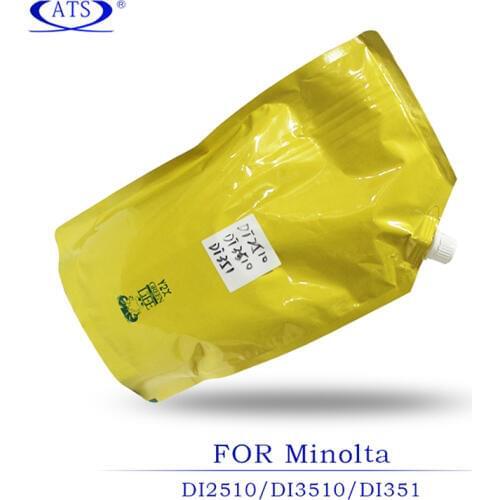 Copier Spare Parts 1PCS 1KG Toner Powder for Konica Minolta DI 2510 3510 1351 compatible DI2510 DI3510 DI1351 printer supplise