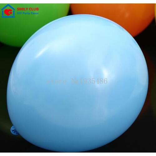 12 "3.2 g of pearl latex balloons 50 piece / lot light blue shape balloons decoration balls