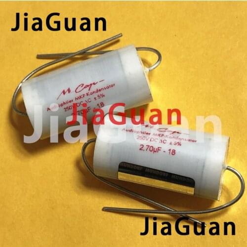 2PCS Germany Mundorf M-cap 2.7UF 250V new capacitor Mcap MKP 275/250V audio Non-Polar coupling amplifier 2U7