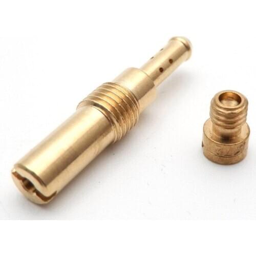 2pcs/set Carburetor Main Jet Idle Pilot Jet for Keihin PWK OKO FCR GY6 50CC Scooter ATV LANCE ZNEN JONWAY LIFAN Injector Nozzle