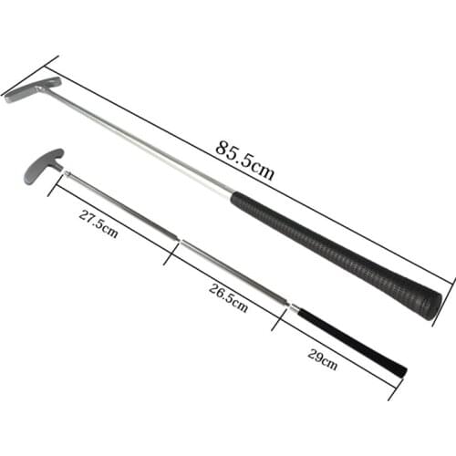 3-Section Foldable Right/Left Handed Golf Putter Club Portable Travel Putter Golf Accessories