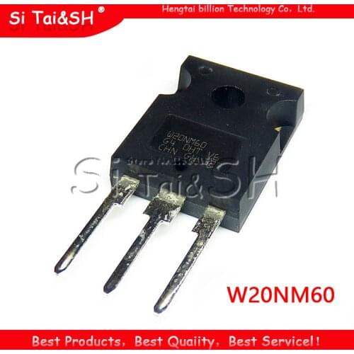 5PCS W20NM60 STW20NM60 20N60 TO-247 High-power field effect switch tube LCD field effect tube 600V 20A in-kind shooting