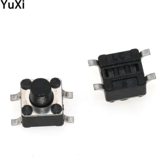 50pcs Tact switch SMD micro switch Panel PCB Momentary Tactile Tact Mini Push Button Switch SMT 4pin 4.5*4.5 MM