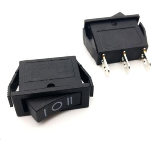 50pcs On/Off/On Rectangle Rocker Switch 3 Position Car Dashboard Dash Boat SPDT 15A 250VAC, 15A 125VAC