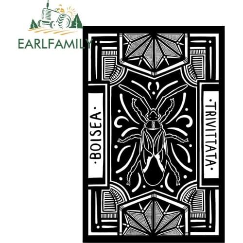 EARLFAMILY 13cm x 8.6cm for BoxElder Tarot Car Sticker Personality Creative VAN Sticker DIY Waterproof Anime Window Trunk Decal