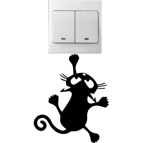 Free shipping cat Waterproof Wall Stickers Wall Art Decor Home Decoration Vinyl Mural Wall Art MURAL Drop Shipping