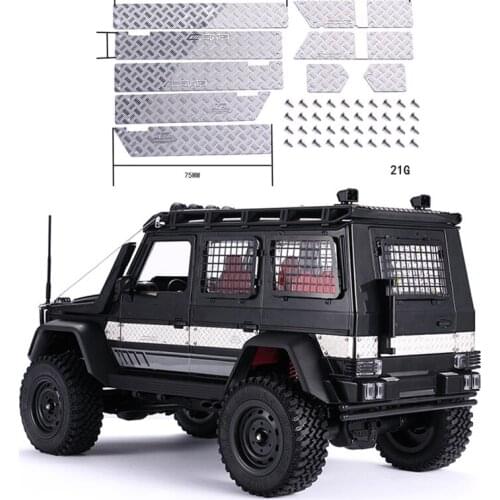 DJC Stainless Steel Anti-skid Plate Board For 1/12 Scale Mangniu G500 RC Crawler Car Accessories