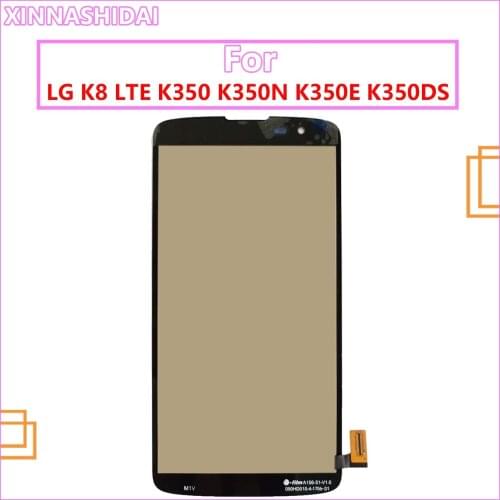 For LG K8 2017 Aristo M200N M210 MS210 US215 M200 M200E LCD Display Touch Screen Digitizer Assembly With/No Frame 5.0"