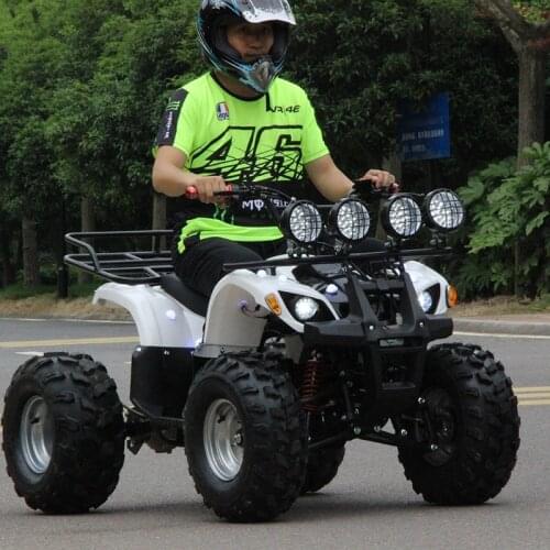 Factory With Revolving Light 8 inch Vacuum Tire Air Cooling 4x4 Adult ATV 750W 48v 4 wheels Offroad Electric Power Steering ATV