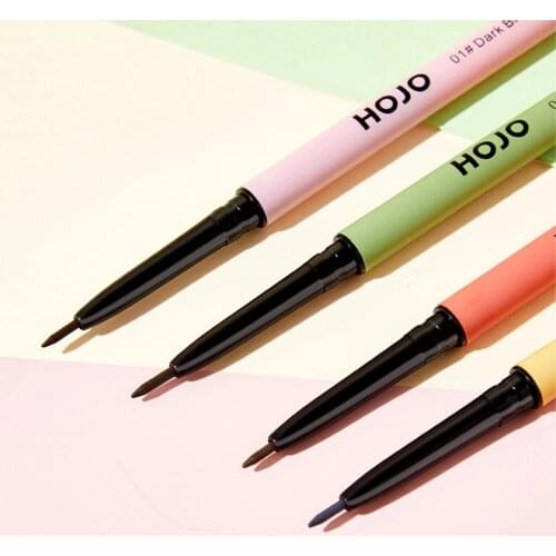 Hojo slim eyebrow pencil colorful appearance long lasting waterpoof coffee brown black microblading eyebrow pen BN288