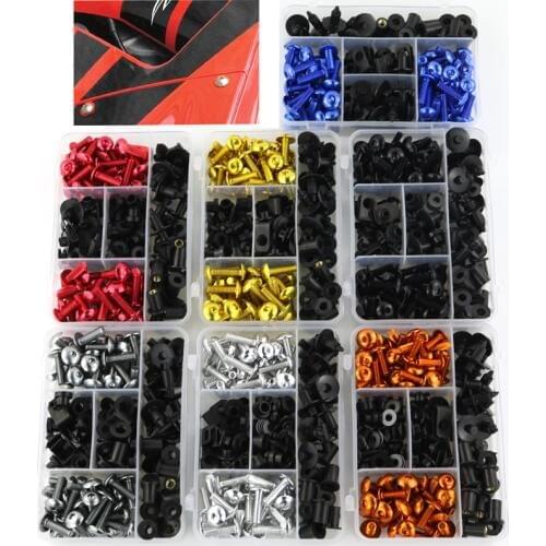 5mm 6mm Motorcycle Complete Fairing Bolts Kit Clips Windscreen Bolts Fit For Honda CBR900RR 893/919 CBR900RR CBR929RR CBR954RR