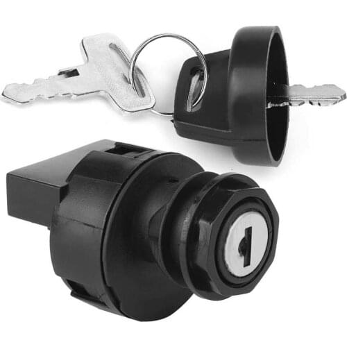 Ignition Switch Key Set 4012165 Motorcycle Ignition Switch Lock Keys Set Fit for Polaris RZR 570 800 900 1000 4011002 Ignition