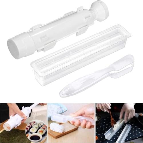 Chopsticks DIY Kit Sushi Maker Tube Rice Bamboo Curtain Onigiri Kitchen Gadgets Roll Mold Bento Laver Machine Apparatus Roller