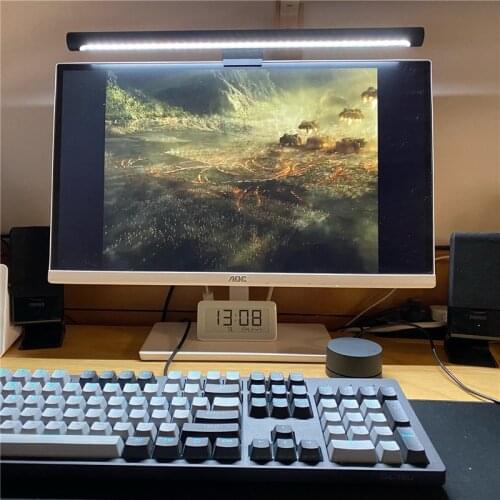 In stock New Xiaomi Lite Desk Lamp Foldable Student Eyes Protection Reading Writing Learning Desk Lamp Display hanging light