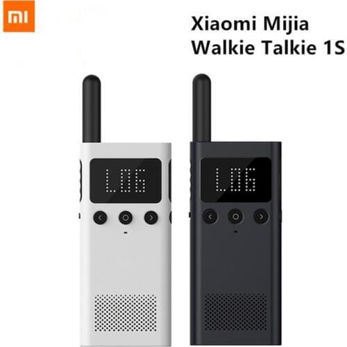 Stock Xiaomi Mijia Walkie Talkie Interphone 1S FM Radio 5 Days Standby Phone APP Location Share Fast Team Talk USB Charge