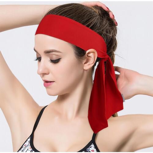 SKDK 1PC Elastic Sports Sweatband Head Tie Tennis Tie Hairband Sweat Headband Yoga Hair Bands Head Sweat Bands Gym