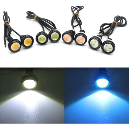 Universal Car Led Decorative Lamp Waterproof Car Eagle Light Backup Car Decorative 2pcs Turn Eye Signal Lights Styling Reve C9J7