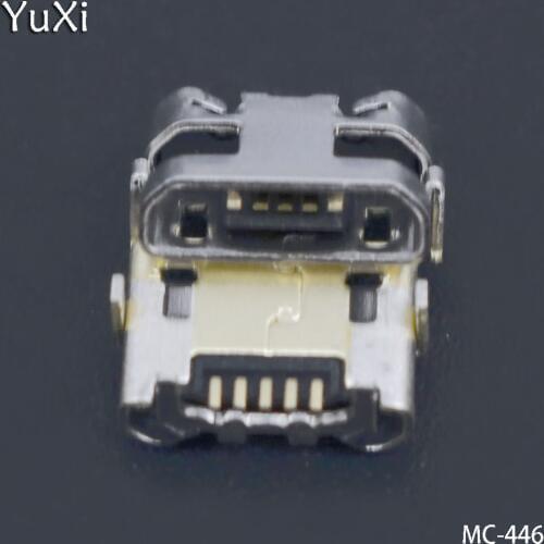 YuXi 1pcs/lot Micro usb charging port connector plug socket For Alcatel One Touch Pixi 4 OT 4034D 4034X Pixi 3 4G 5065 OT 5065