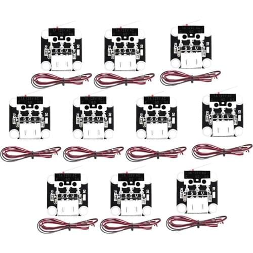 10Pcs 3D Printer Parts X/Y/Z Axis End Stop Limit Switch 3Pin N/O N/C Control Easy to Use Micro-Switch for CR-10 Ender 3